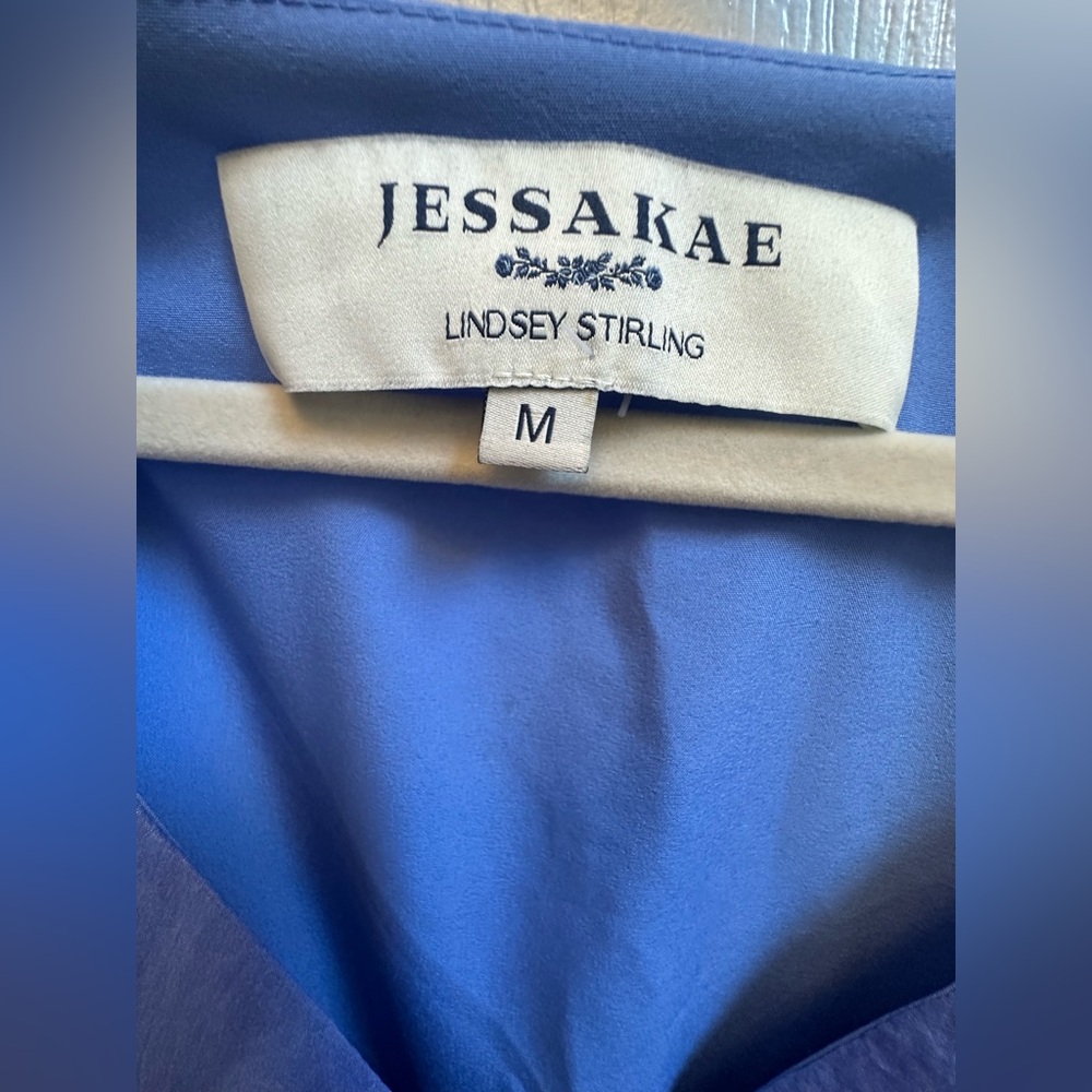 JessaKae Lindsey Sterling Snow Waltz Dress Pixie Fairy Renaissance Gown Sz M - Picture 6 of 12